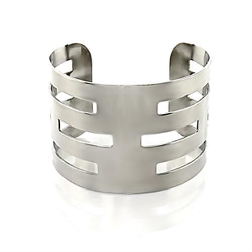 LO478 - Stainless Steel Bangle  Women No Stone No Stone