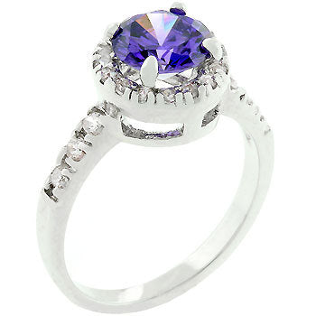 Tanzanite Purple Crown Ring