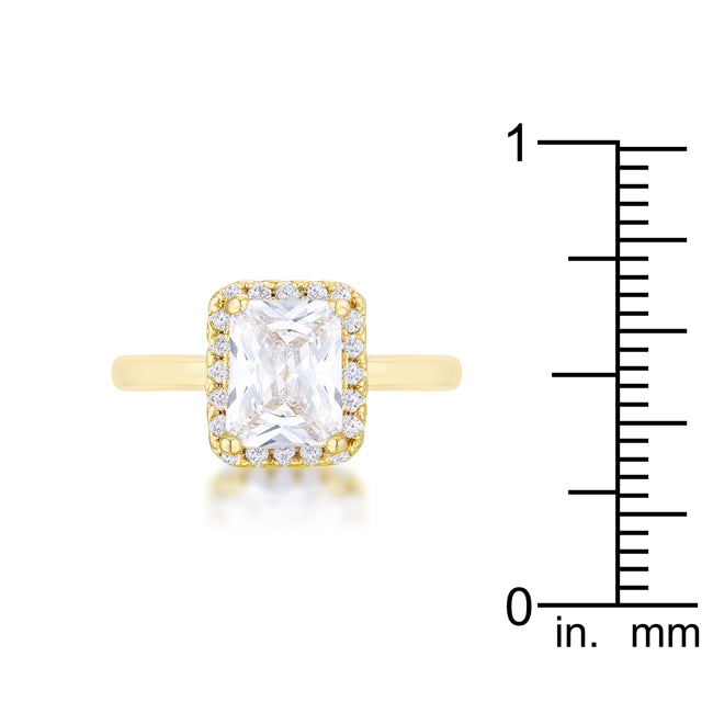 Mariane 2ct CZ 14k Gold Classic Ring